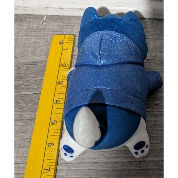 Aphmau MeeMeows 6" Plush Kitty Cat w/ Blue Hoodie Glitter Edition Litter 6 - Picture 7 of 7